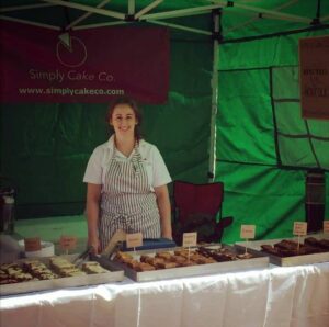 Image of baby-faced me at a food market in Kelling Health