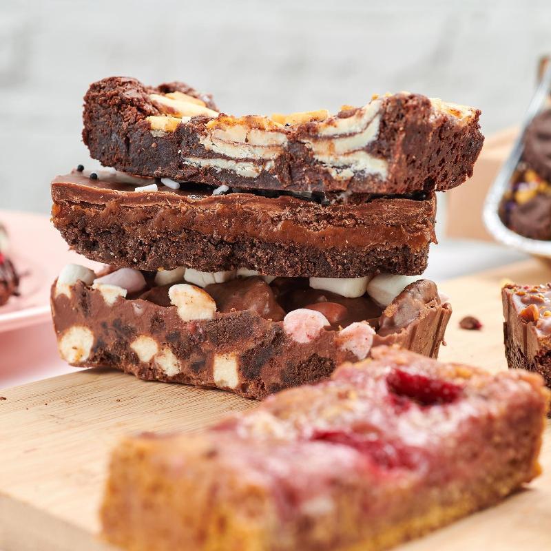Image of a brownie stack