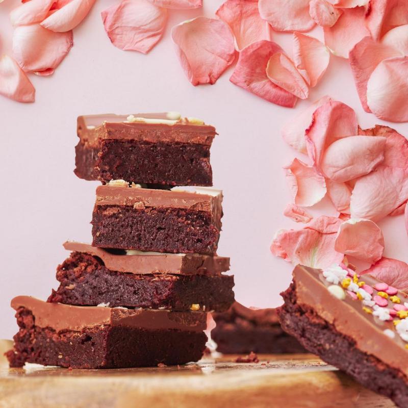 Image of a brownie stack