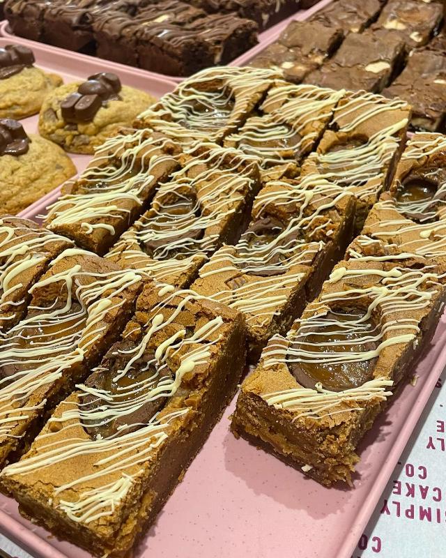 Aerial shot of our brownie collection