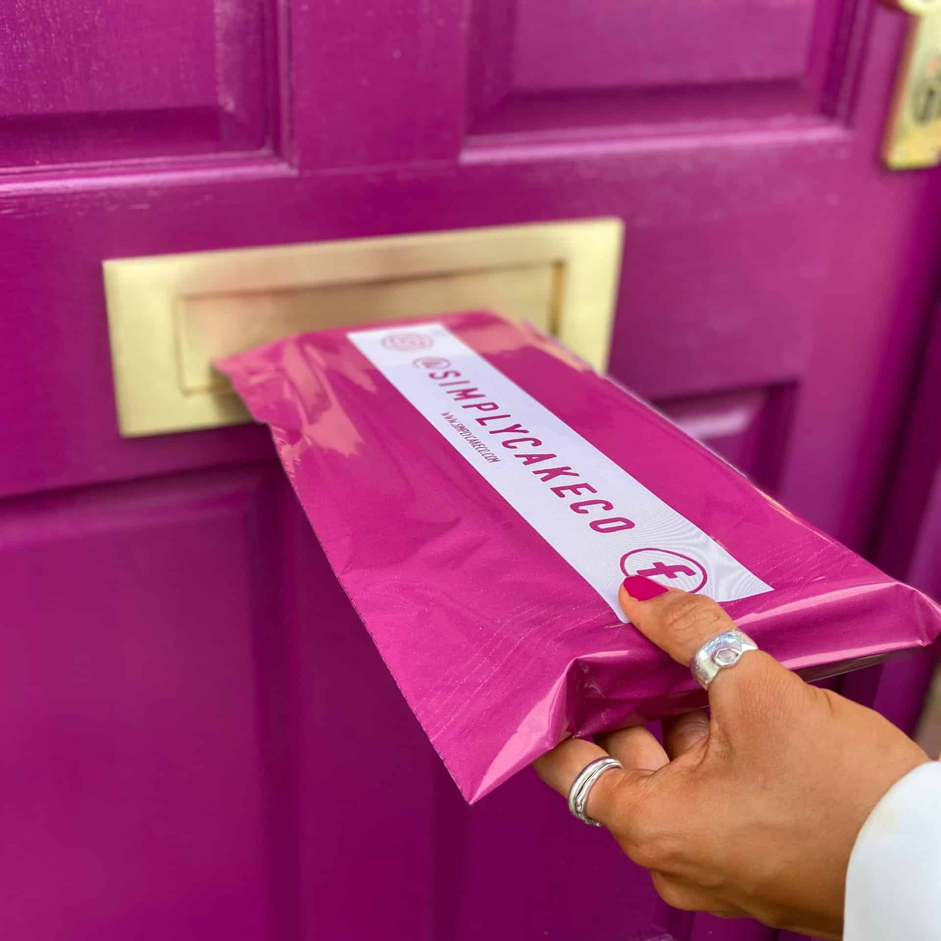 Image of our letter box delivery in action