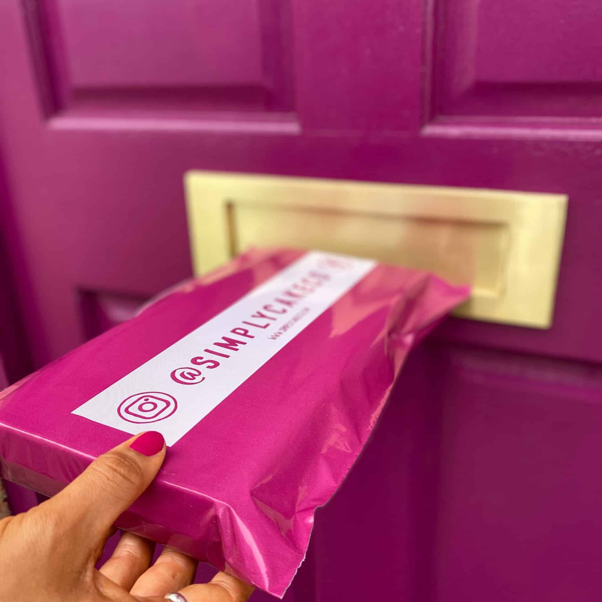 Image of our letter box delivery in action