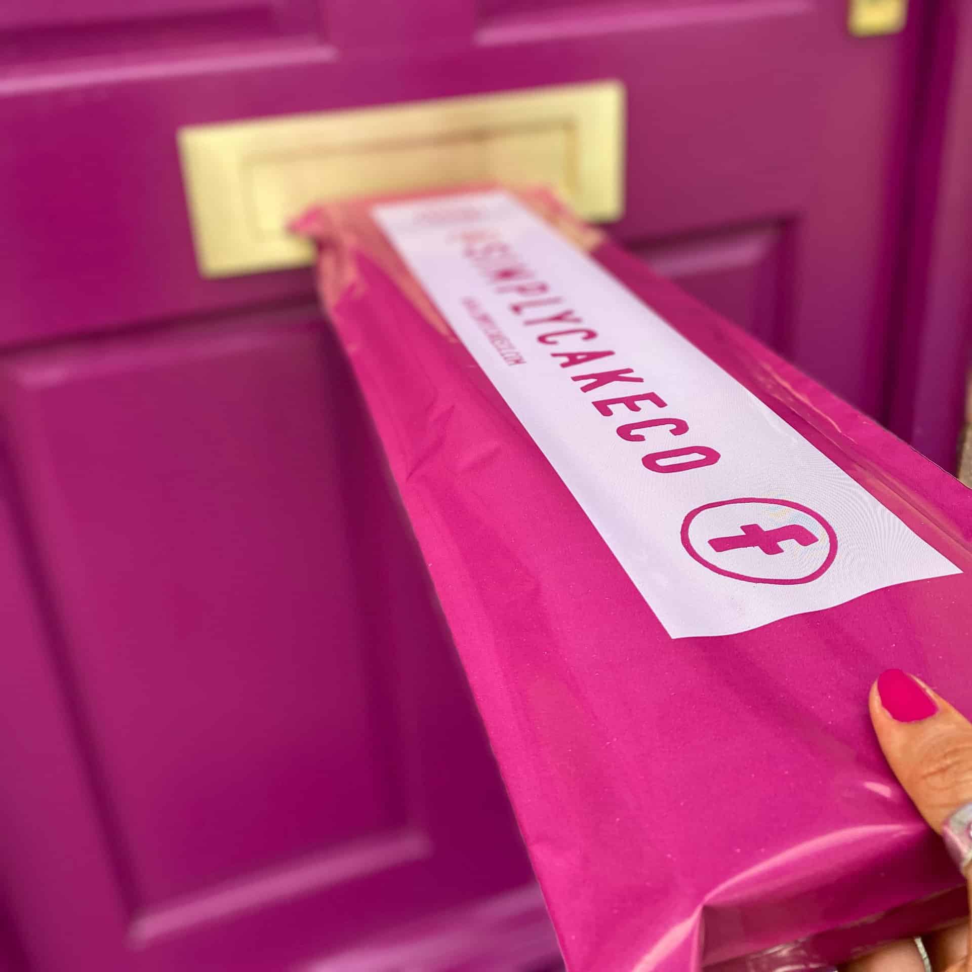 Image of our letter box delivery in action