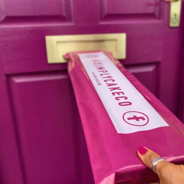 Image of our letter box delivery in action