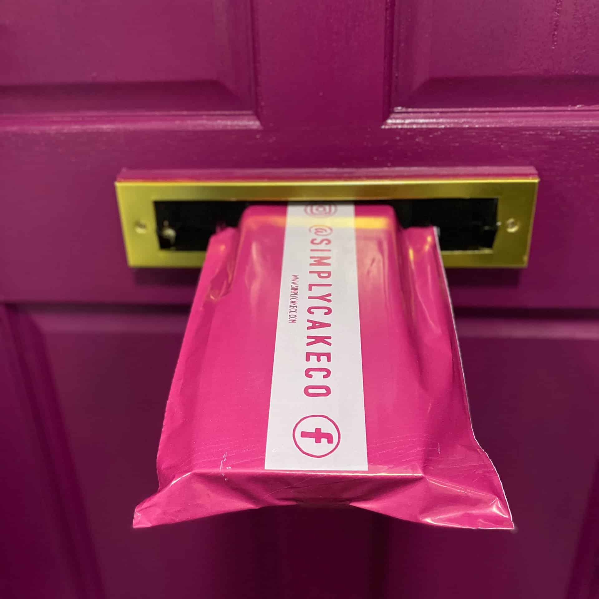 Image of our letter box delivery in action