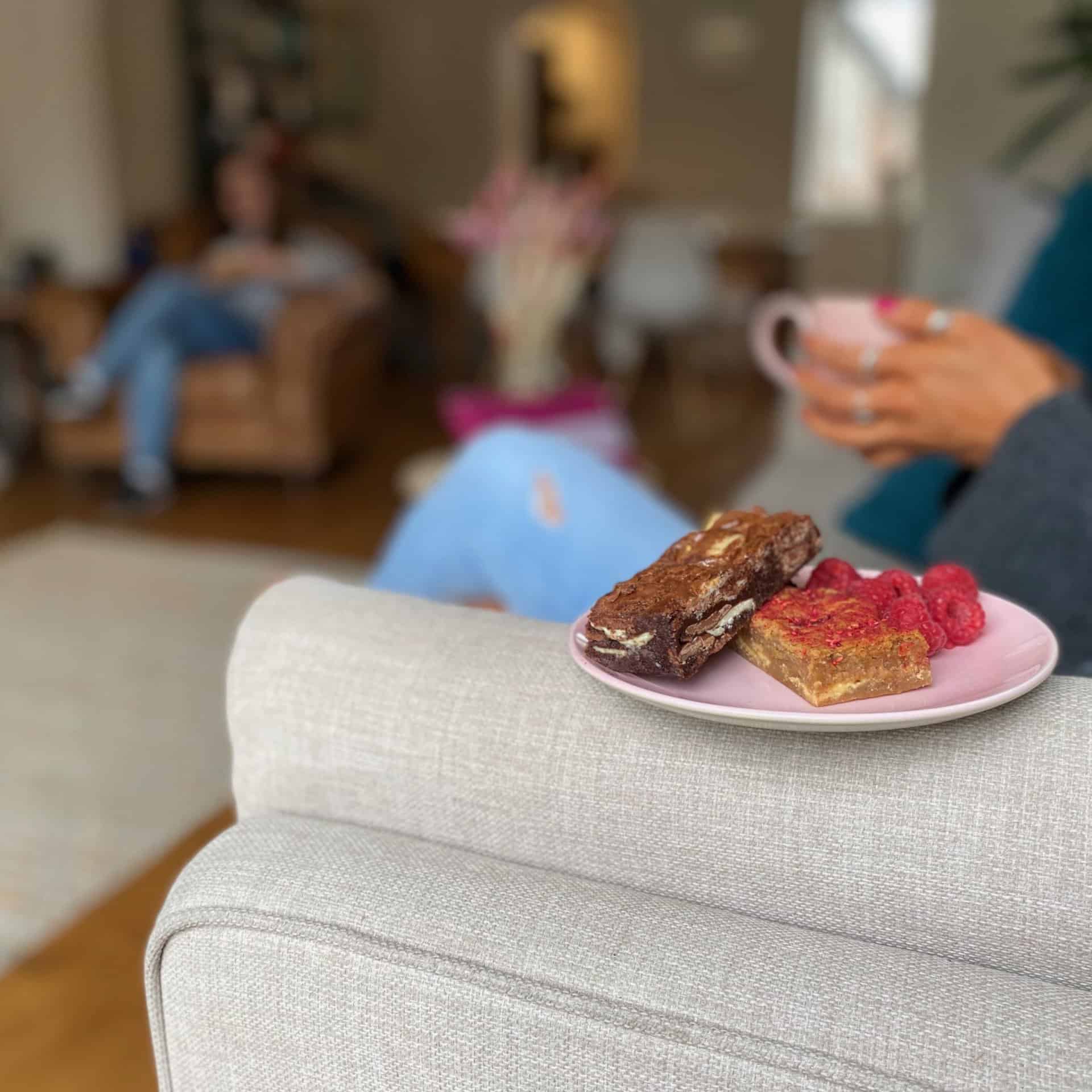 Image of our brownies on a plate