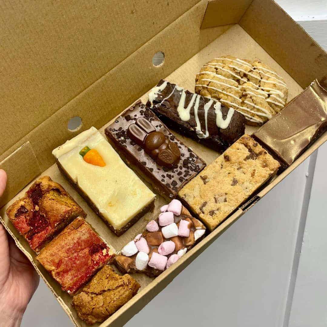 Image of an assortment of our brownies