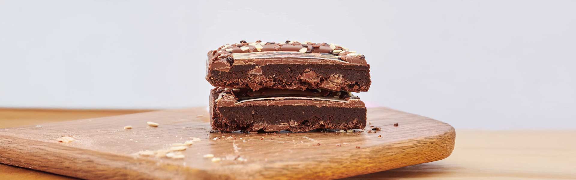 Image of our brownie slab stack