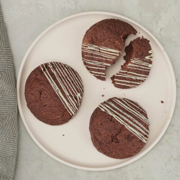 Image of our Double Chocolate Chunk Cookies