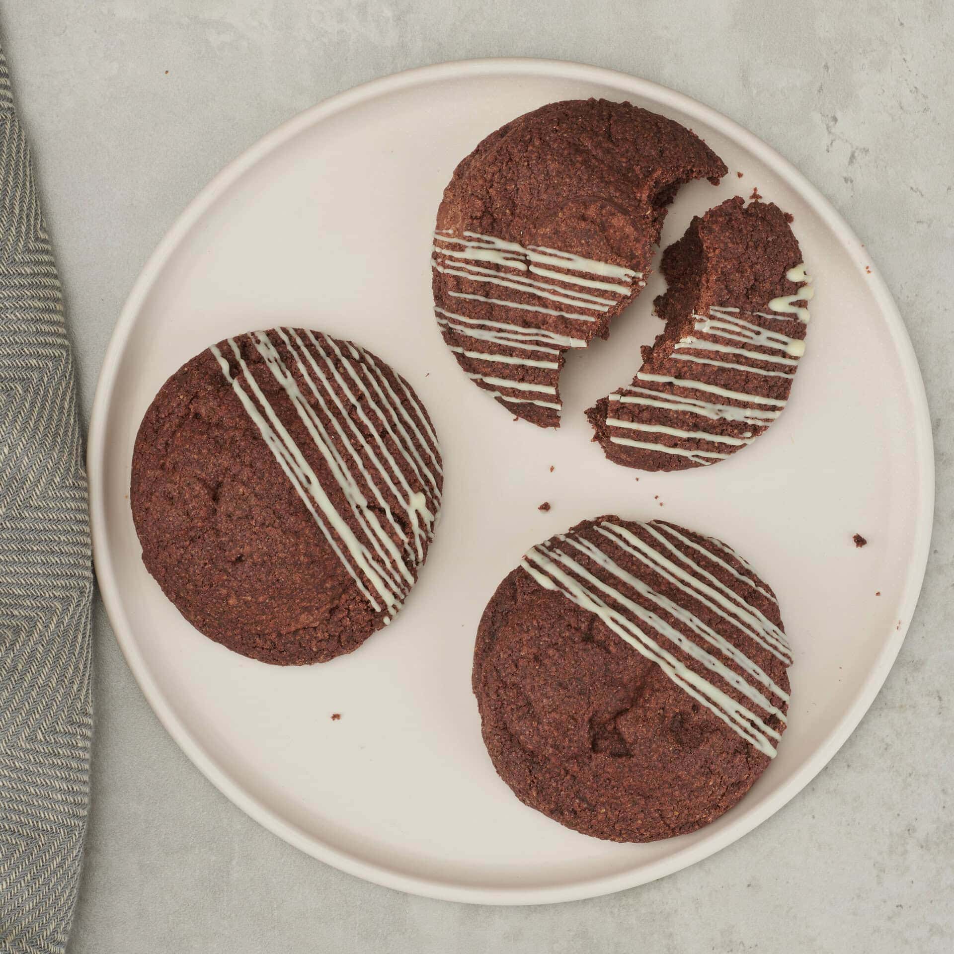 Image of our Double Chocolate Chunk Cookies