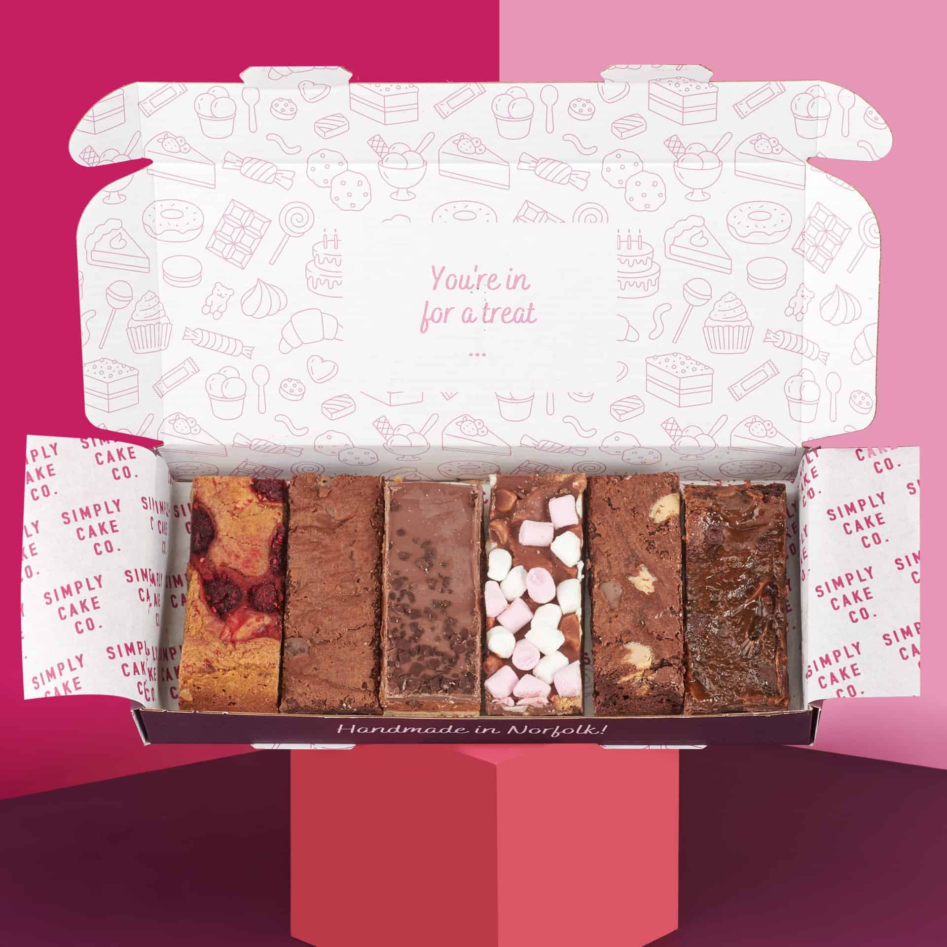 Image of an assortment of our brownies