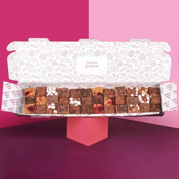 Image of an assortment of our brownies