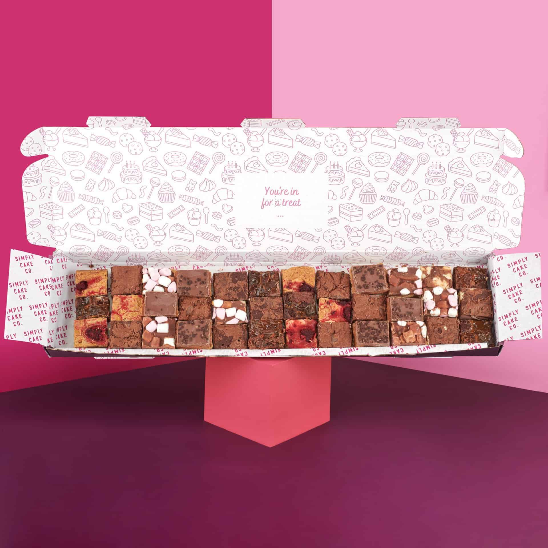 Image of an assortment of our brownies