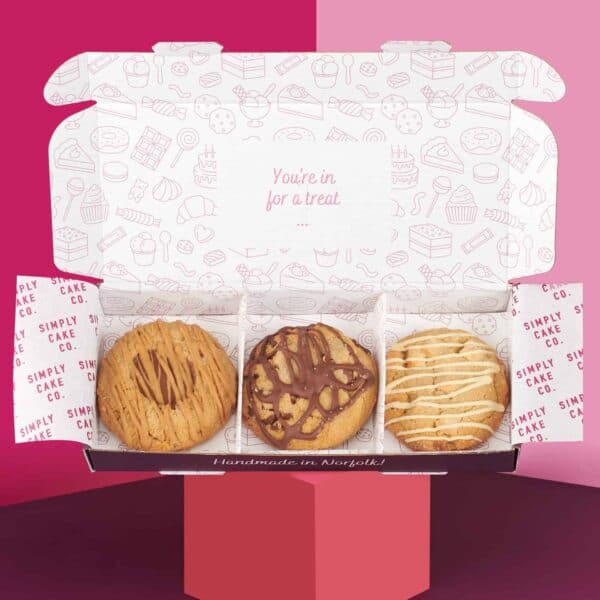Image of an assortment of our cookies