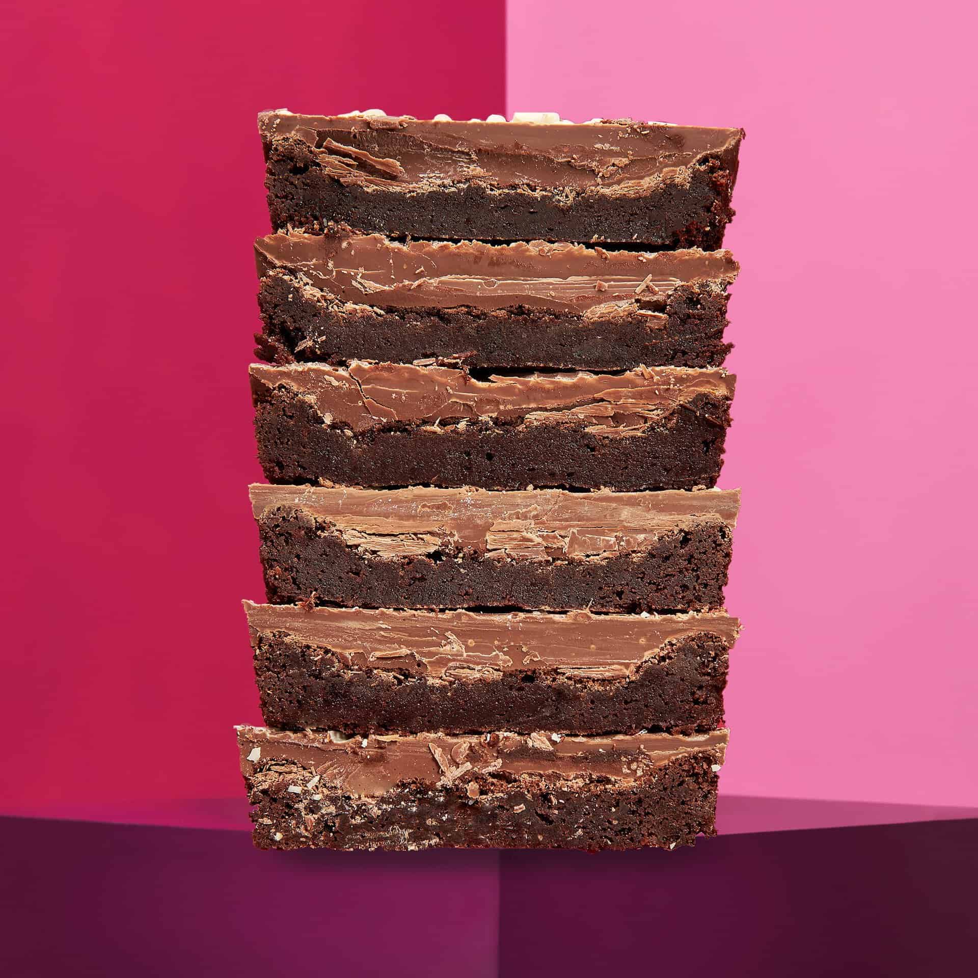 Image of a brownie stack
