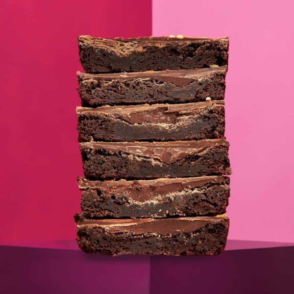 Image of a brownie stack