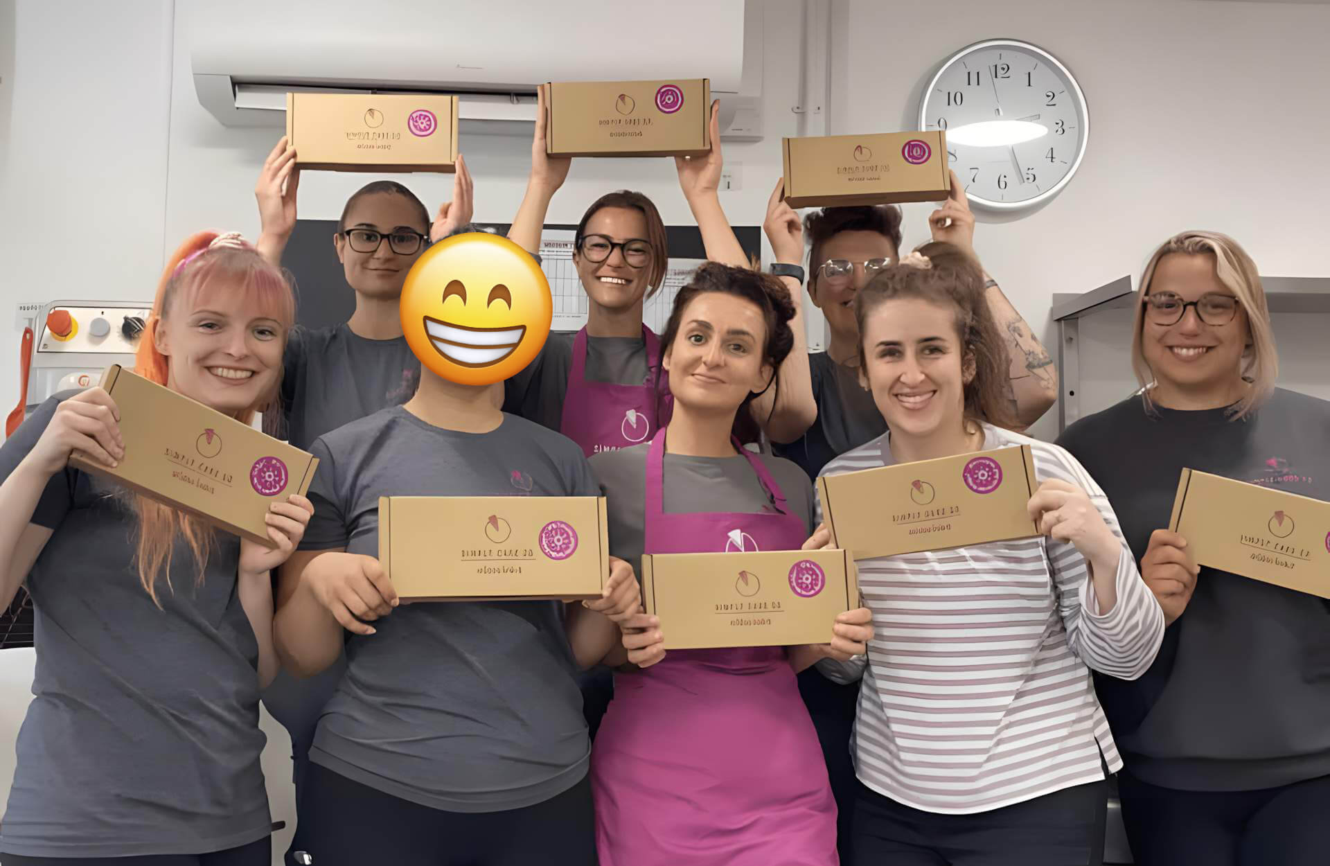 Image of our amazing team at Simply Cake Co