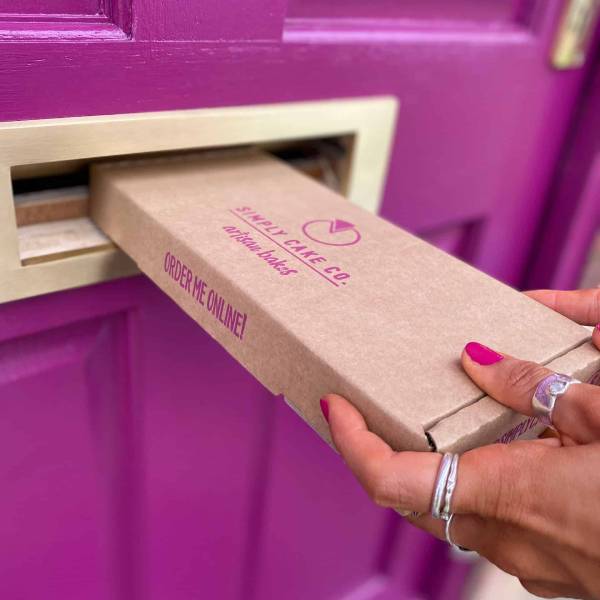 Image of our letter box delivery in action