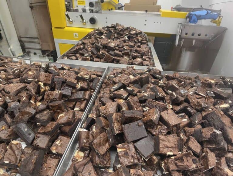 Image of our brownies ready for wholesale